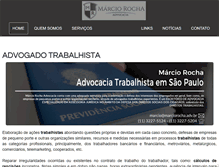 Tablet Screenshot of marciorocha.adv.br